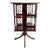 A Mahogany Revolving Bookcase With Satinwood Inlay, English, Ca. 1900 For Sale