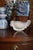 A signed and dated 1986 handbuilt porcelain vessel by Joann Spamer, accompanied by her handwritten gift dedication and...