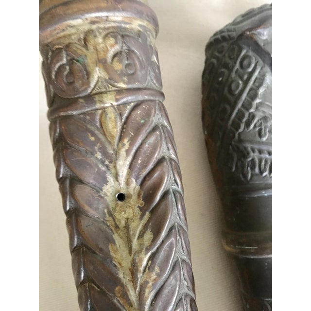 Antique Indian Brass Door Handles Chairish