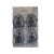 Stone Chinese Distressed Gray Stone Carved Buddhas Display Pole Statue For Sale - Image 7 of 10