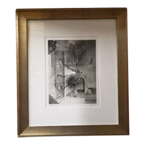 Rosemary Cooley "Interior Voyage" 2001 Artist Proof, Framed & Matted