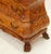 Italian Bombe Inlay Olive Wood Dresser Drop Front Jewerly Compartment Secretary For Sale - Image 10 of 13