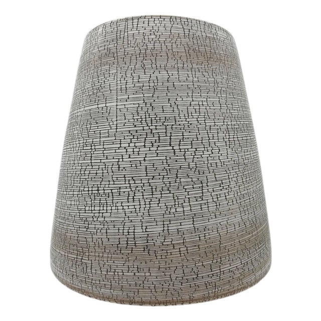 Conical Ceramic Vase by Rina Menardi, 1990s For Sale