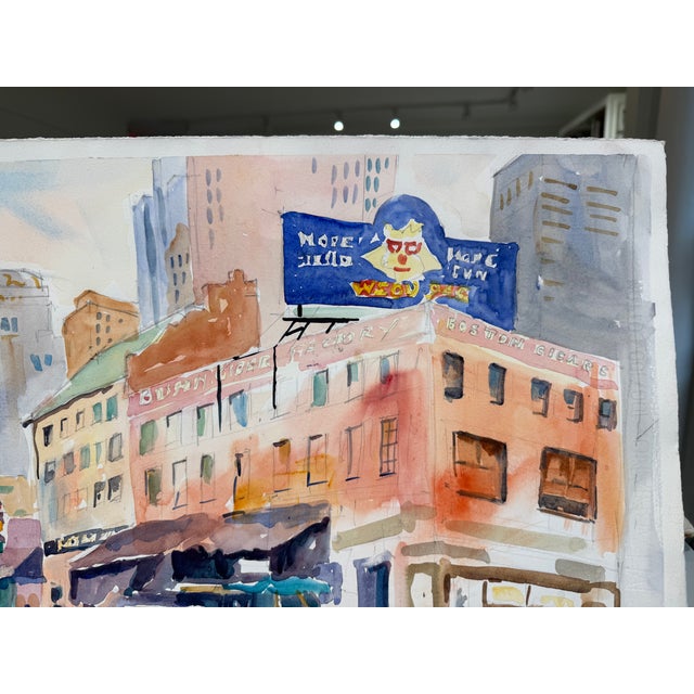 2000 - 2009 "Bostonia Cigars" Watercolor by Patricia McCarthy For Sale - Image 5 of 6