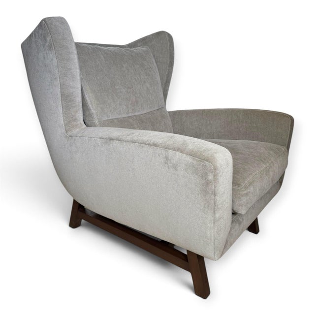 Design Within Reach Ted Boerner Scoop Lounge Chair and Ottoman For Sale - Image 4 of 9