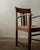 Dutch Art Deco Oak and Rush Armchair, 1920s For Sale - Image 9 of 17