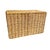Vintage Woven Wicker & Steel Desk Organizer For Sale - Image 4 of 4