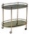 Vintage Kitchen Trolley in Metal and Glass, 1970s For Sale