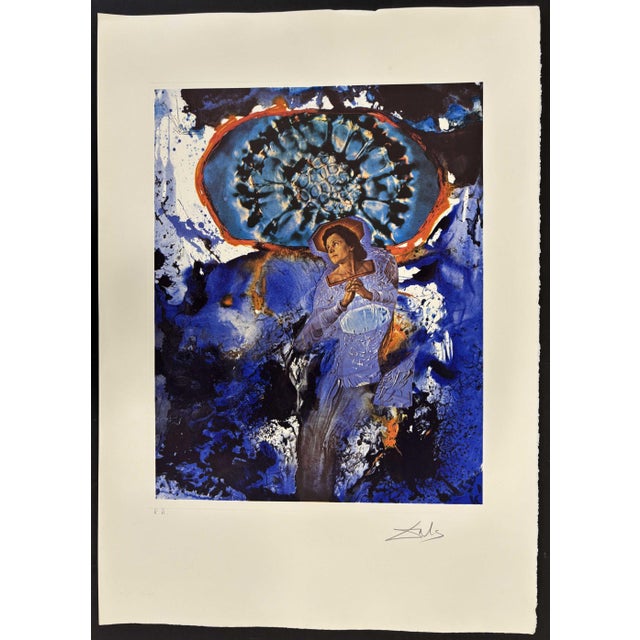 Salvador Dali "Ultra Surrealist Corpuscular" Print, 1971 For Sale - Image 9 of 12