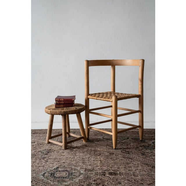 Abstract District Loom Vintage Shiraz Area Rug For Sale - Image 3 of 12