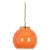 Glass Orange Glass Pendant Light by Peill Putzler, Germany, 1970 For Sale - Image 7 of 7