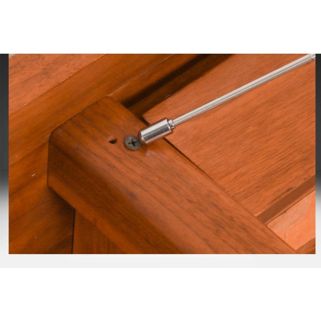 1960s MidCentury Walnut Desk Kipp Stewart for Drexel Declaration For Sale - Image 12 of 15