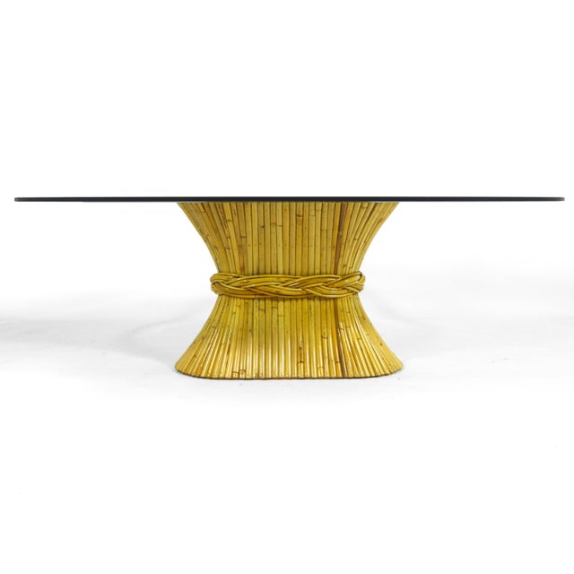 McGuire Elinor McGuire NP-12 Elliptical Dining Table For Sale - Image 4 of 12