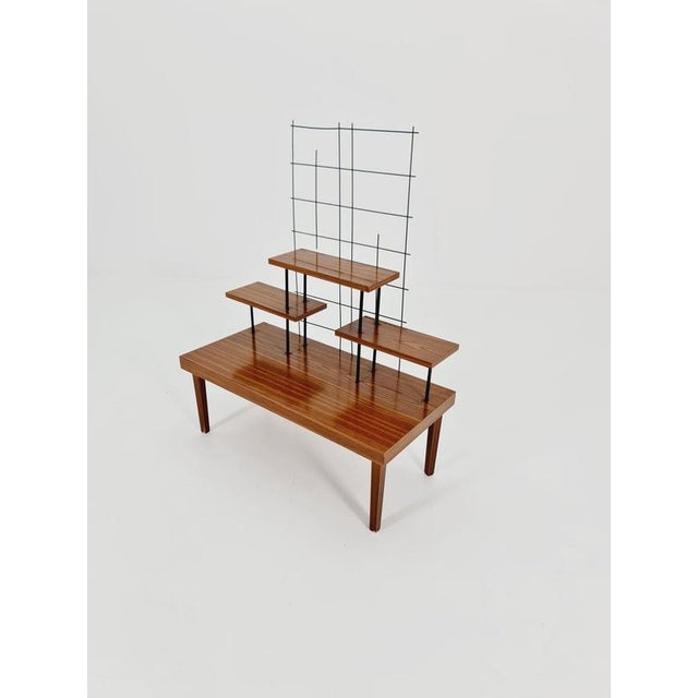Large Mid-Century German Minimalist Plant Stand, 1950s For Sale - Image 7 of 11