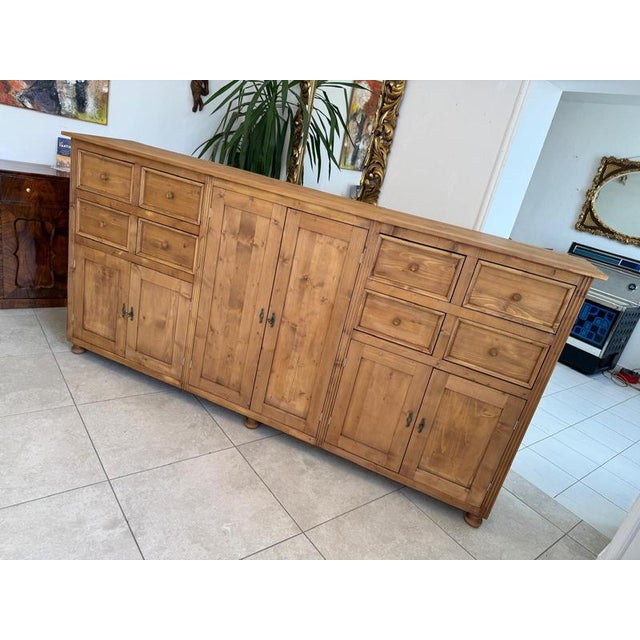 Rustic Shop Chest in Wood For Sale - Image 4 of 18