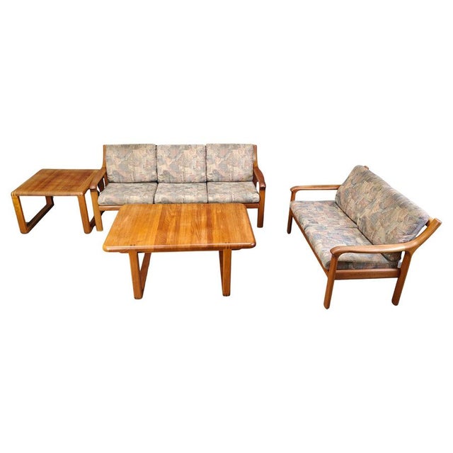 Mid-Century Scandinavian Sofa Set, 1970s, Set of 4 For Sale - Image 18 of 18