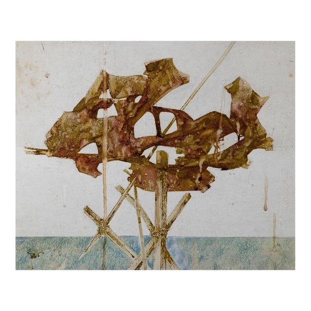 Leo Guida, Untitled, Original Oil Paint on Canvas, 1970s For Sale