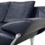 1600 2-Seater Sofa, Lounge Chair and Coffee Table in Glass and Dark Blue Leather from Rolf Benz, Set of 3 For Sale - Image 13 of 18