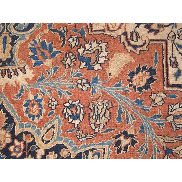 Early 20th Century N.E. Persian Moud Khorasan Carpet (10'6" x 13'10"-320 x 421 ) For Sale In New York - Image 6 of 6
