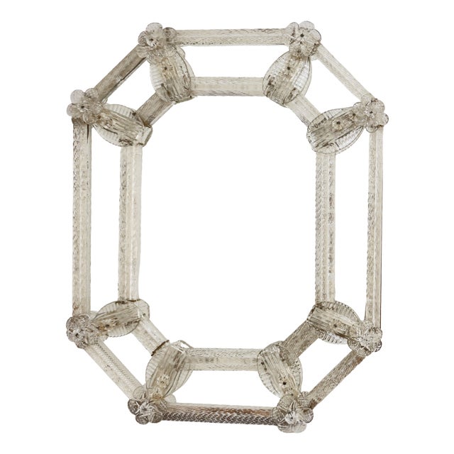 Vintage Venetian Wall Mirror, 1930s For Sale