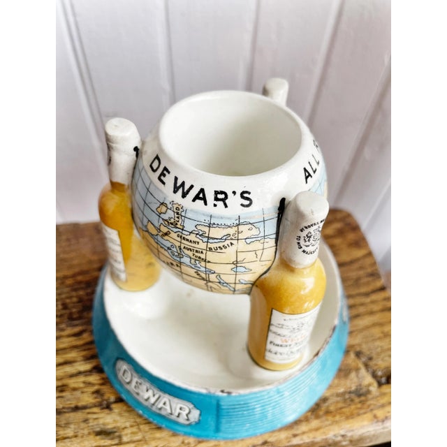 Antique White Antique Dewar’s Scotch Whisky Advertising Match Striker For Sale - Image 8 of 9