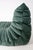 Togo Lounge Chair and Pouf in Dark Mint Velvet by Michel Ducaroy for Ligne Roset, 1973, Set of 2 For Sale - Image 14 of 18