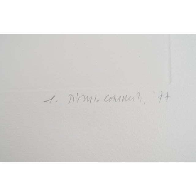 Gerard TITUS-CARMEL Arrangement of apparatus and symmetry, 1977 Original drypoint Signed in pencil by the artist Numbered/...