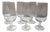 Murat 1947 Model Wine Glasses from Lalique, Set of 6 For Sale