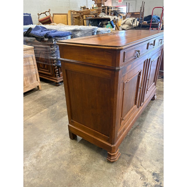 Buffet Louis Phillipe Style Circa 1850 Walnut Wood From South East of France. For Sale - Image 4 of 6
