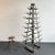 1940s 1940s Custom-Made Tall Industrial Cast Iron Tower Storage Rack Sculpture For Sale - Image 5 of 11
