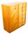 Mid Century Danish Modern Highboy Dresser Cabinet 6 Drawers Blonde Canadian MCM For Sale