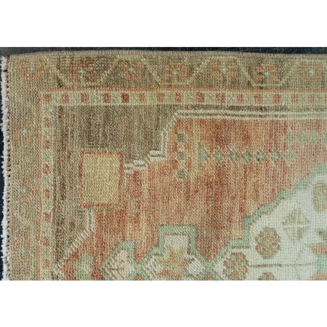 Turkish Turkish Mini Rug Oriental Hand Knotted Vintage Rug 1'9" x 2'10" #20726 For Sale - Image 3 of 8