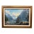 Ivan Clarke "Mountain Landscape With Lake" Original Oil Painting For Sale