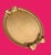 Mid 20th Century Vintage Italian Gold Leaf Wood Serving Tray For Sale - Image 5 of 10