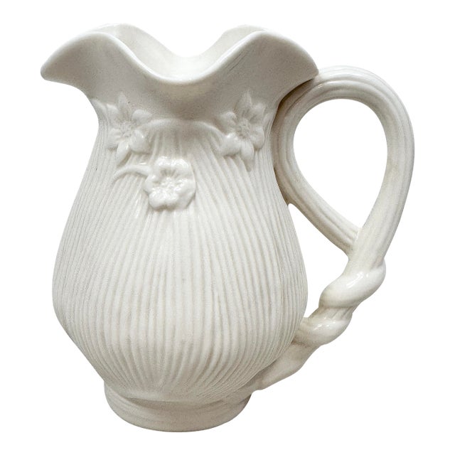 Vintage Godinger Floral Pitcher For Sale
