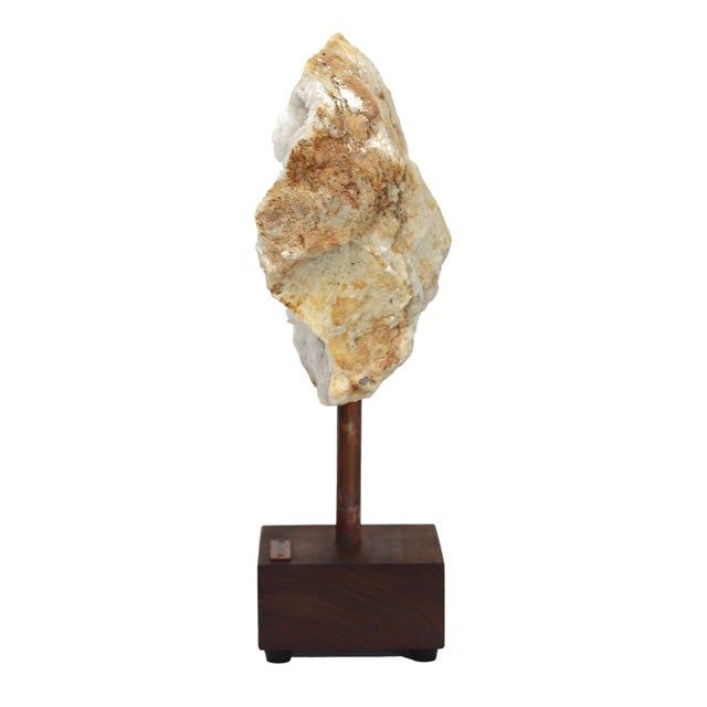 Climb 001 - Original Mixed Media Figurative Geode Sculpture for Table or Desk by Kevin Perrault For Sale - Image 4 of 11