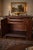 Baker Furniture Company Pair of Vintage Baker Mahogany Cabinets – Neoclassical Sideboard & Entry Console With Carved Urn Motifs For Sale - Image 4 of 12