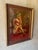 Wood 1950s Mid-Century Modern Expressionist Female Nude Oil Painting For Sale - Image 7 of 7