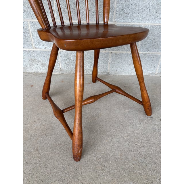 Sprague & Carleton Antique Birdcage Style Maple Side Chairs - A Pair For Sale - Image 9 of 13