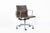 Eames Herman Miller Brown Leather Aluminum Group Thin Pad Desk Chair, 2008 For Sale - Image 11 of 18