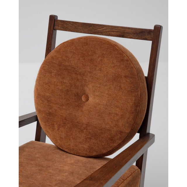 Modernist French Armchair, 1950s For Sale - Image 4 of 12
