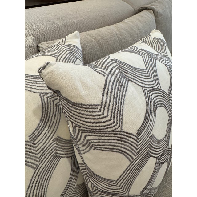 Thom Filicia Home for Eastern Accents Veer Throw Pillows, Pair For Sale - Image 9 of 12