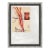1975 Liquid and Gaseous Television Surrealism Red Lithograph With Collage Salvador Dalí For Sale