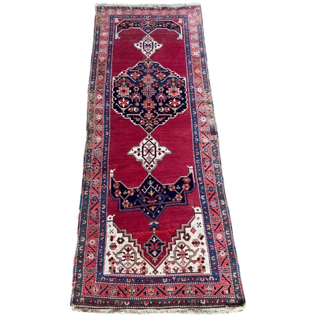 Antique Karabakh Long Rug, 1890s For Sale - Image 3 of 18