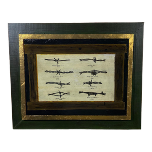 Barbed Wire Love, Original Oil Painting "Kingston, Mt," John Klock, 2020