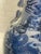 Japonisme Pair of 16" Dragon Vaases in Blue/WHT Porcelain For Sale - Image 3 of 10