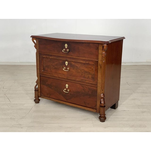 Vintage Brown Dressing Table For Sale - Image 6 of 11