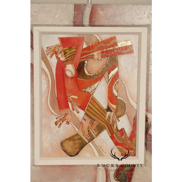 Postmodern Andrei Protsouk Hand-Embellished Print, 'London Time' For Sale - Image 3 of 18