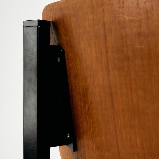 Teak Chair on Metal Base For Sale - Image 12 of 18
