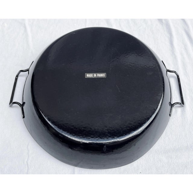 Metal Vintage Retro Enamel Cookware Made in France For Sale - Image 7 of 10